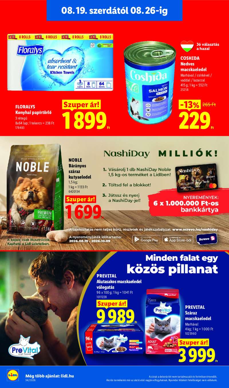 Lidl Érvényes 08.19-től 18 oldal