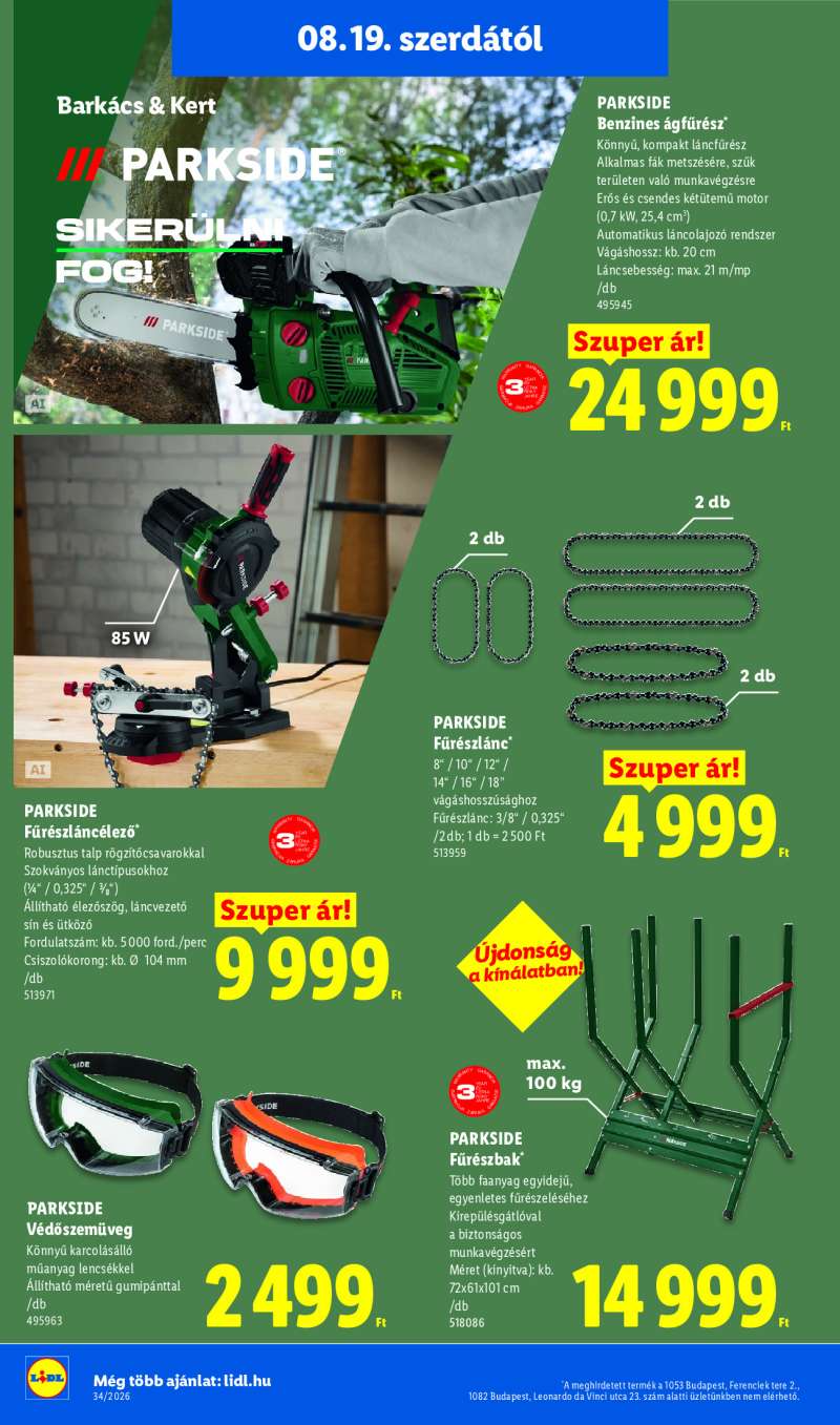Lidl Érvényes 08.19-től 22 oldal