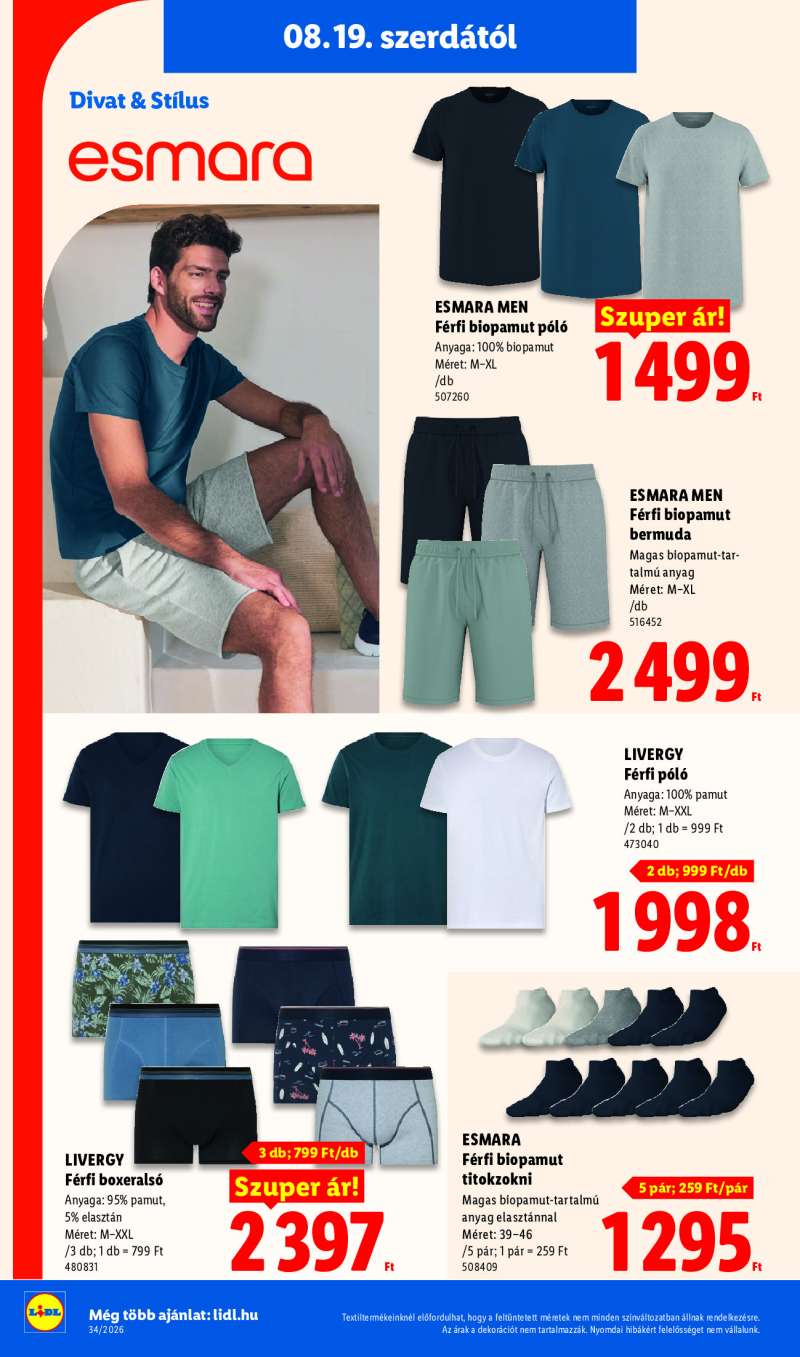 Lidl Érvényes 08.19-től 26 oldal