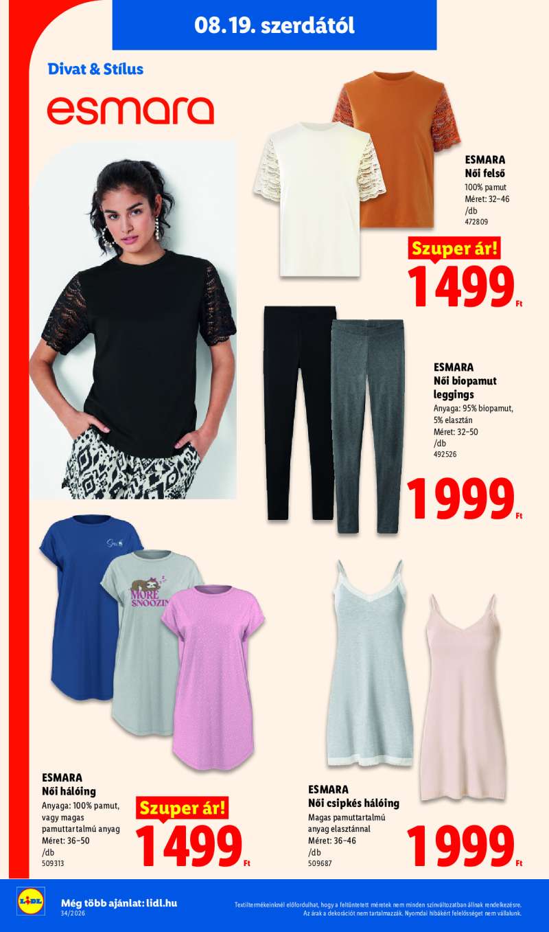 Lidl Érvényes 08.19-től 28 oldal