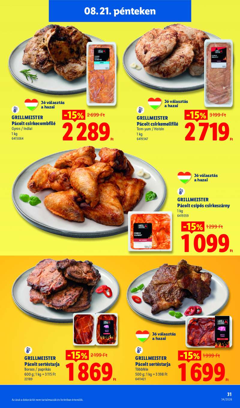 Lidl Érvényes 08.19-től 31 oldal