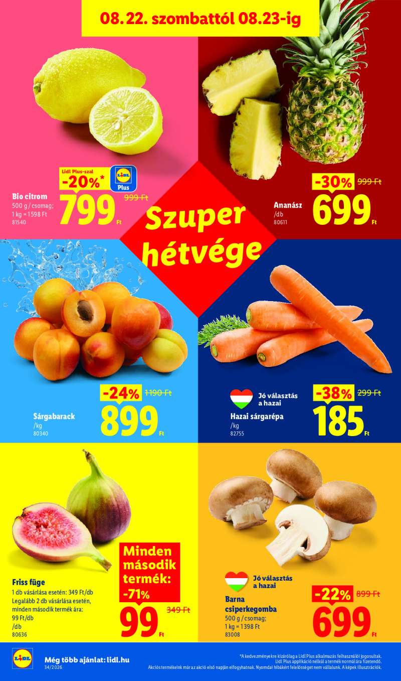 Lidl Érvényes 08.19-től 34 oldal