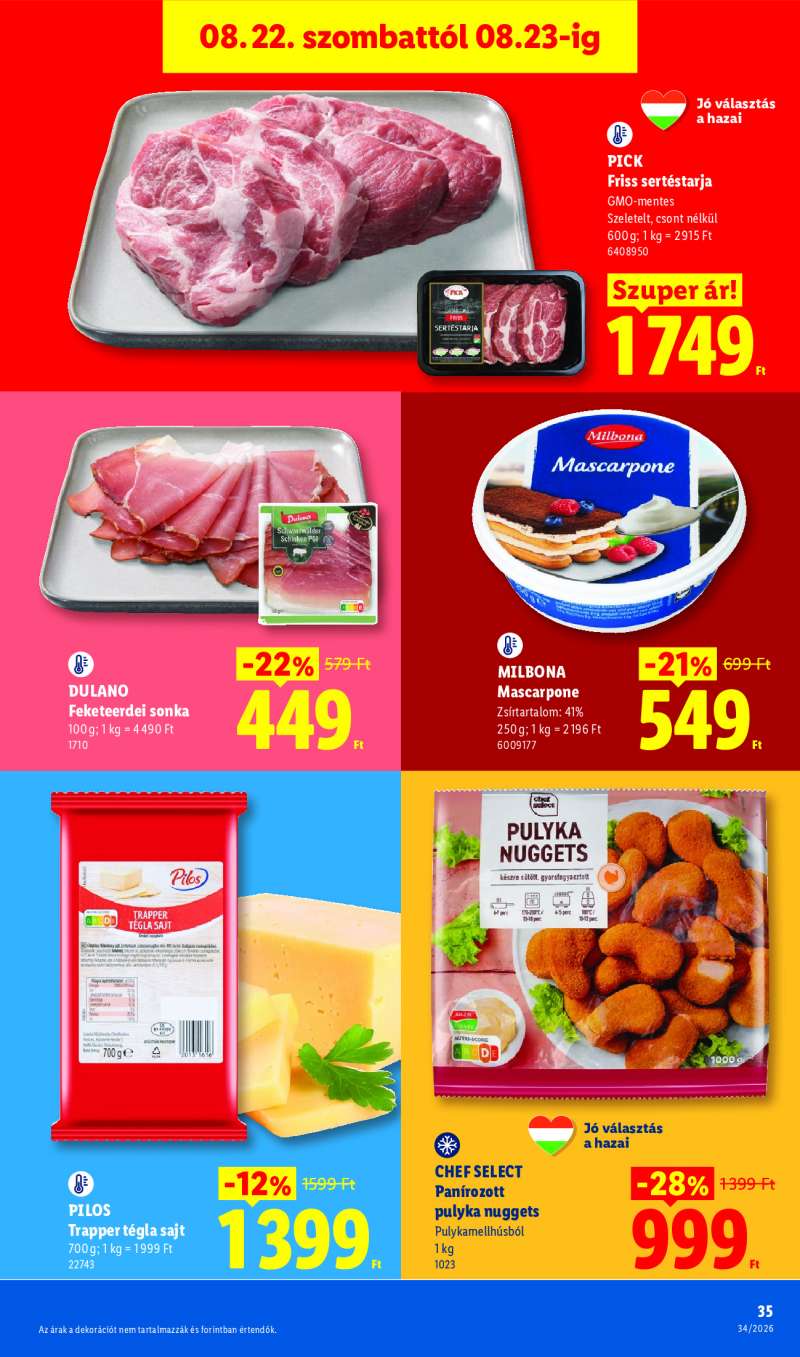 Lidl Érvényes 08.19-től 35 oldal