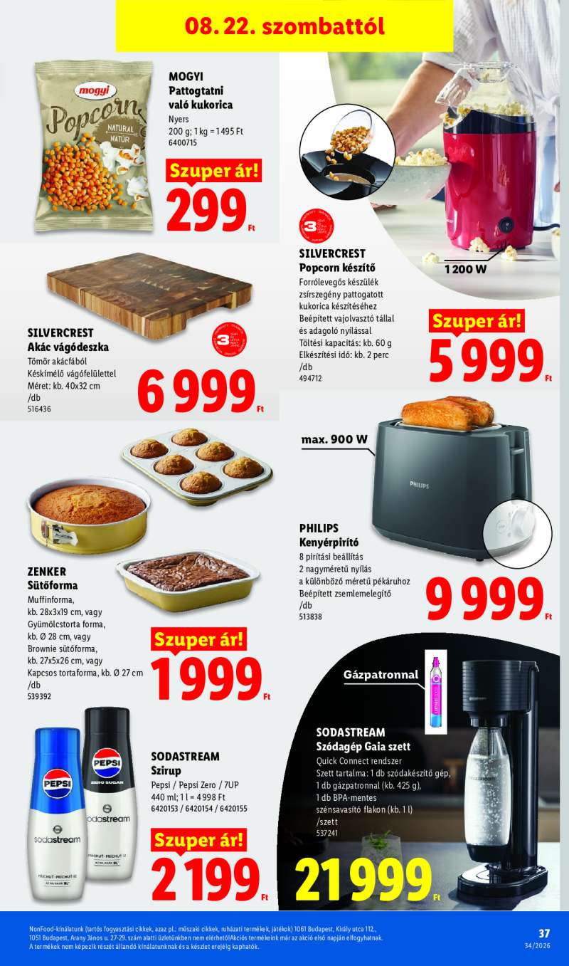 Lidl Érvényes 08.19-től 37 oldal
