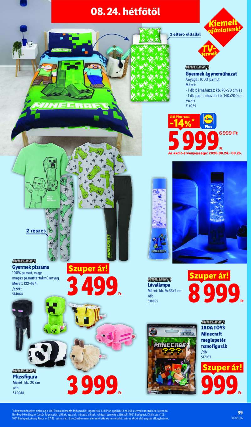 Lidl Érvényes 08.19-től 39 oldal
