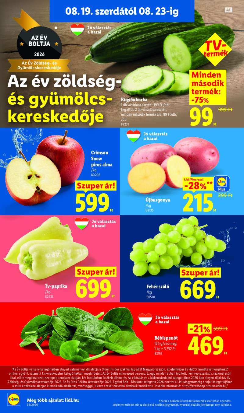 Lidl Érvényes 08.19-től 4 oldal