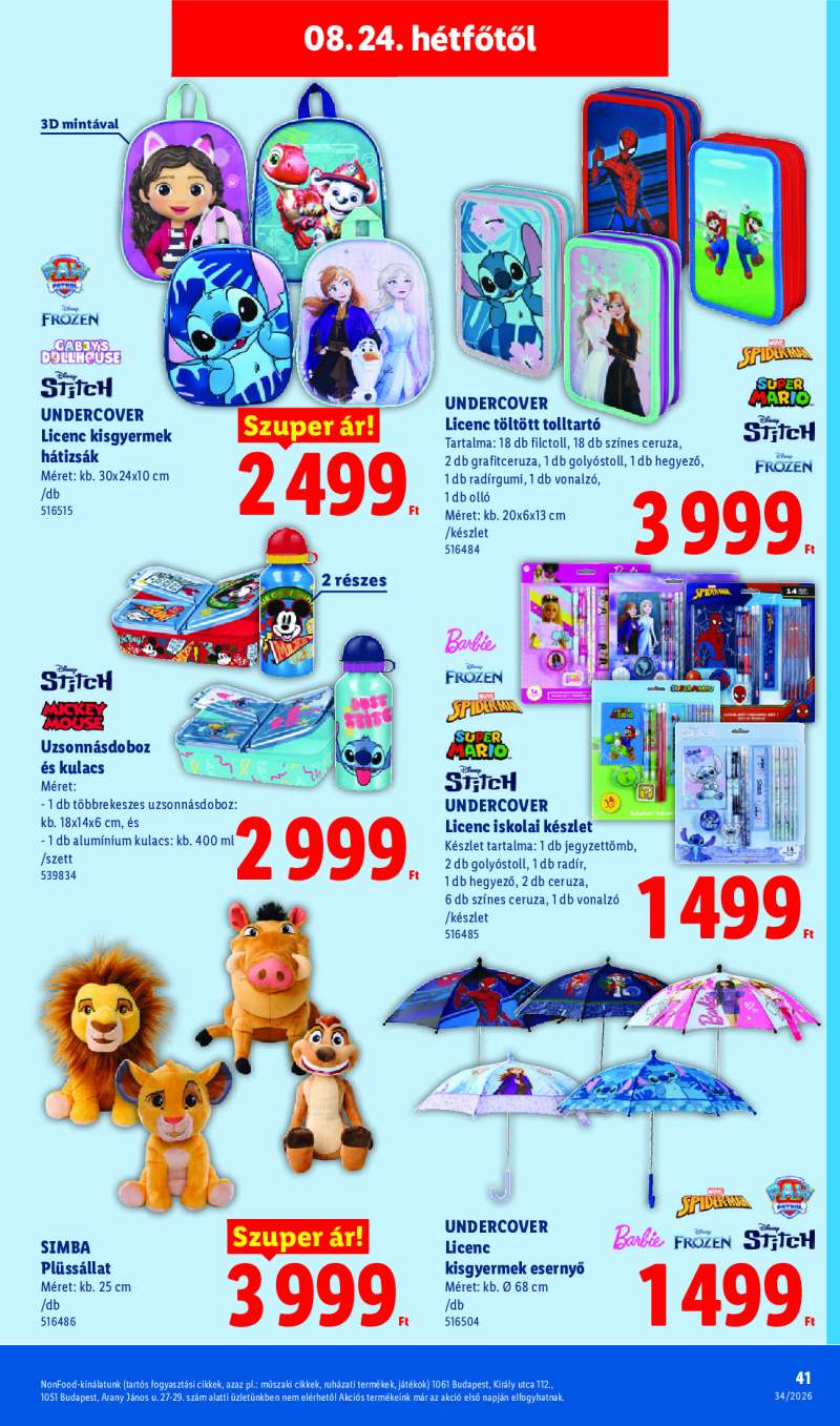 Lidl Érvényes 08.19-től 41 oldal