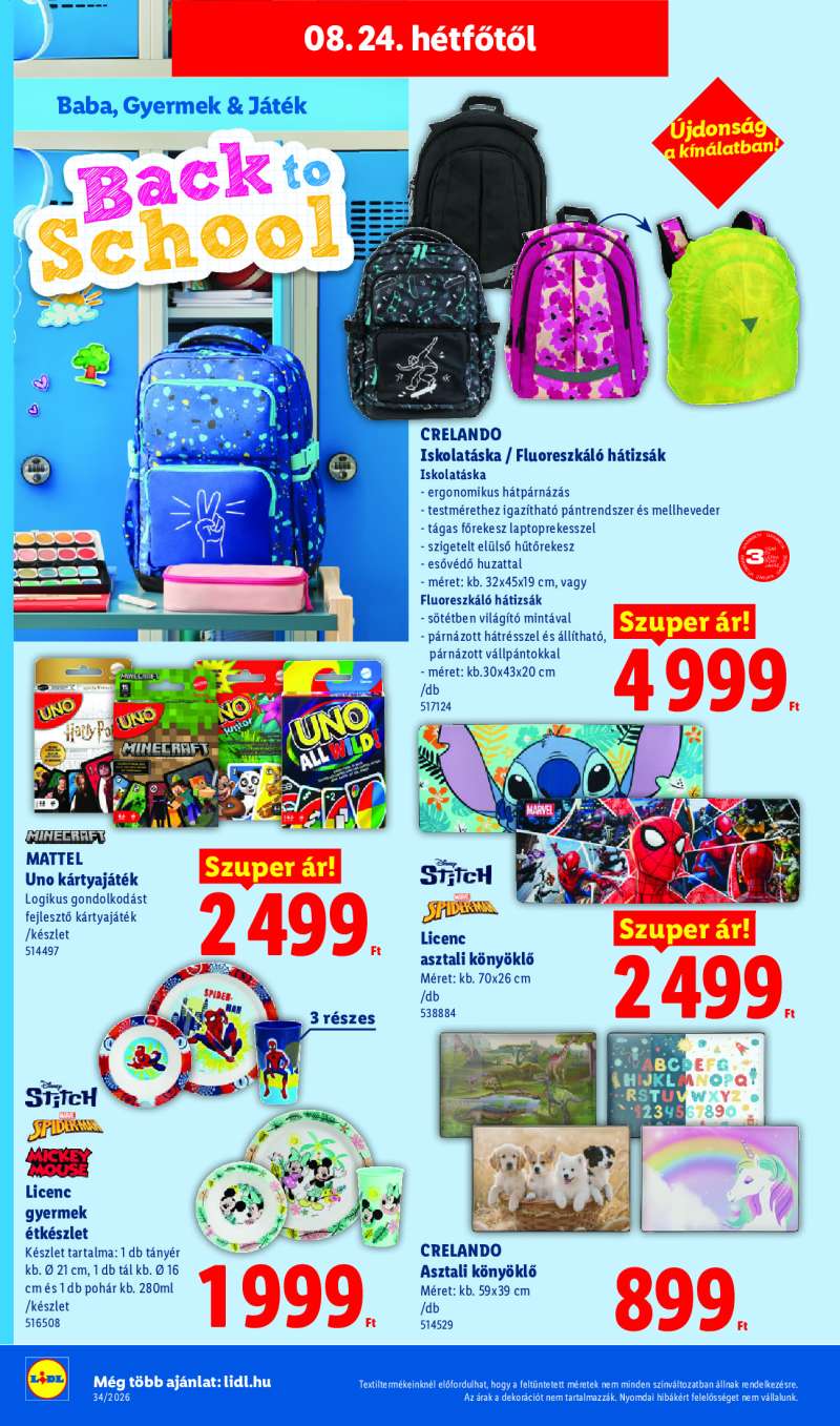 Lidl Érvényes 08.19-től 42 oldal