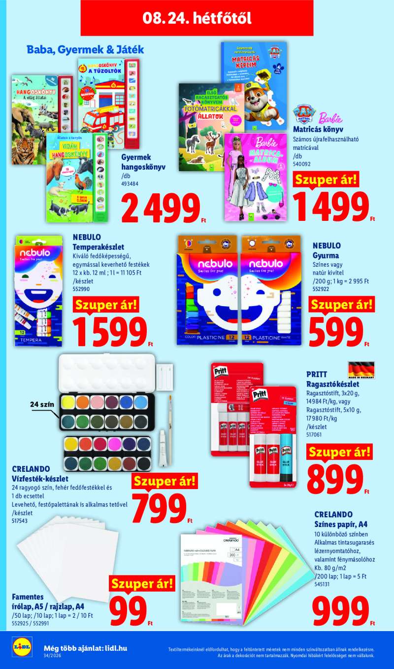 Lidl Érvényes 08.19-től 44 oldal