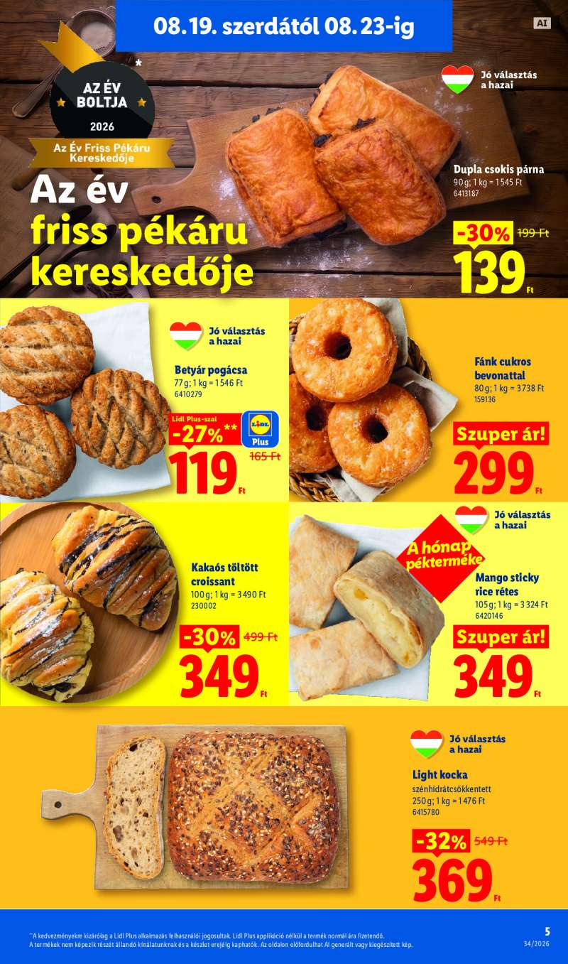 Lidl Érvényes 08.19-től 5 oldal