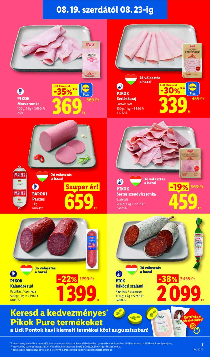 Lidl Érvényes 08.19-től 7 oldal