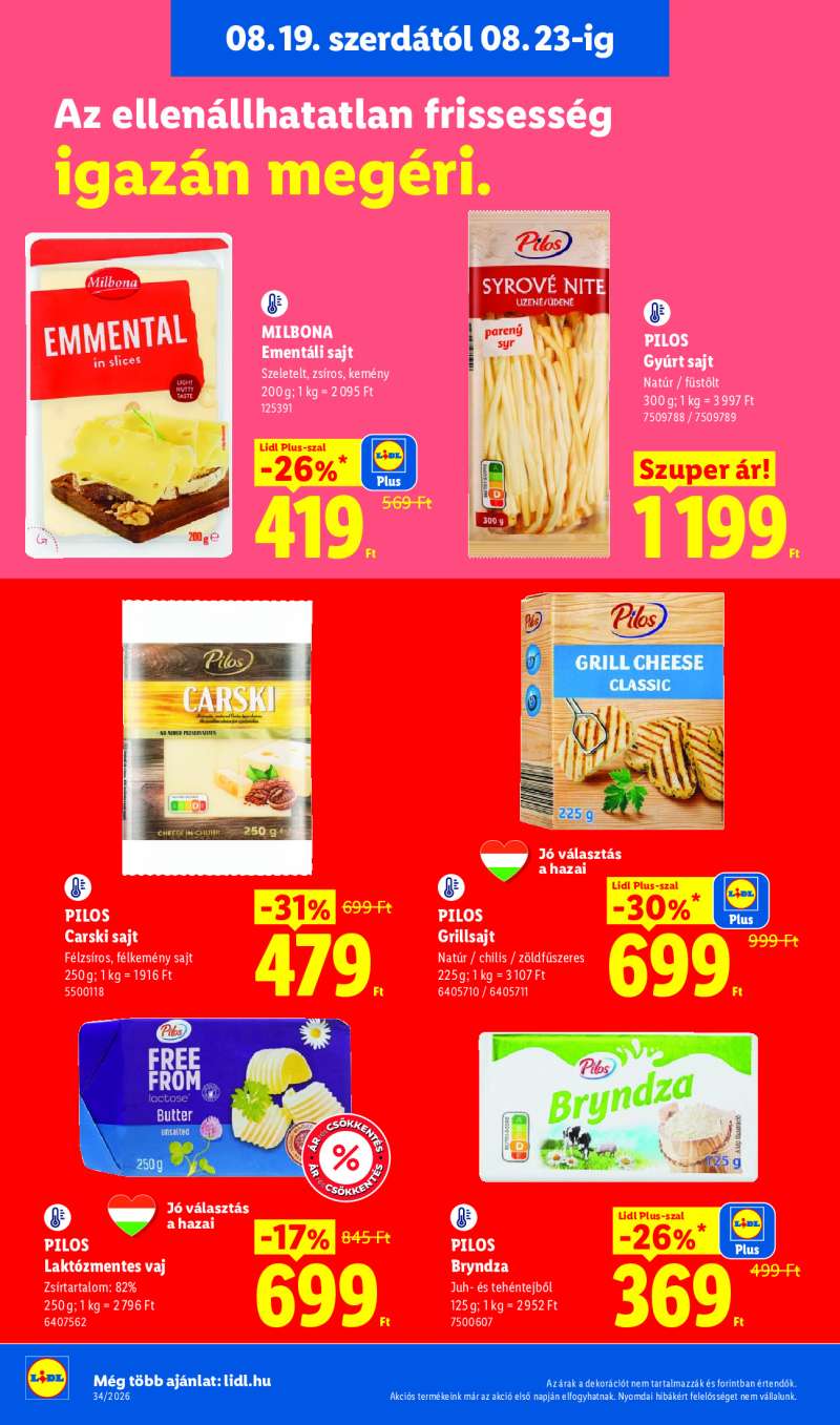 Lidl Érvényes 08.19-től 8 oldal