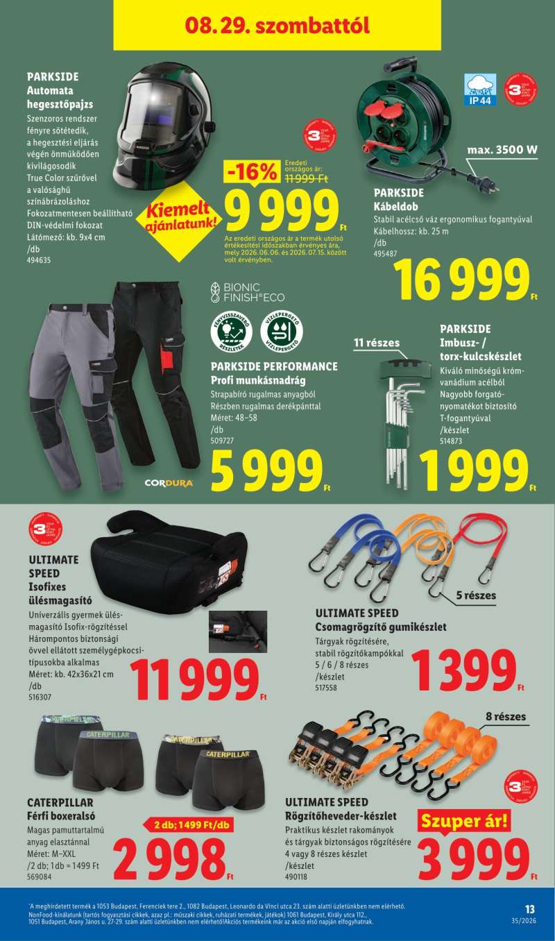 Lidl Akciós Újság NonFood 13 oldal