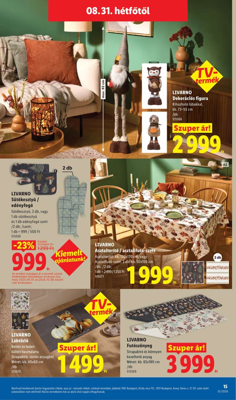Lidl Akciós Újság NonFood 15 oldal