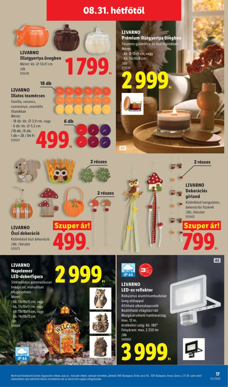 Lidl Akciós Újság NonFood 17 oldal