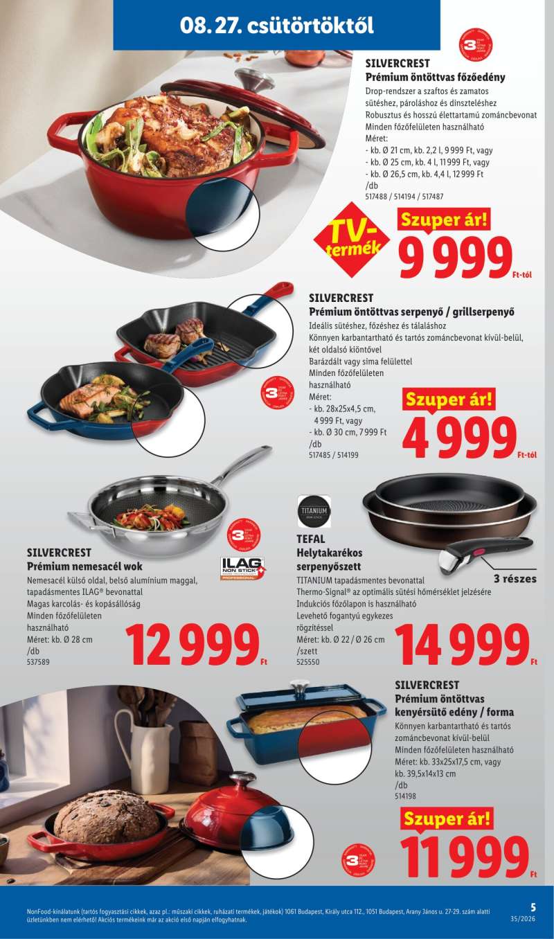 Lidl Akciós Újság NonFood 5 oldal