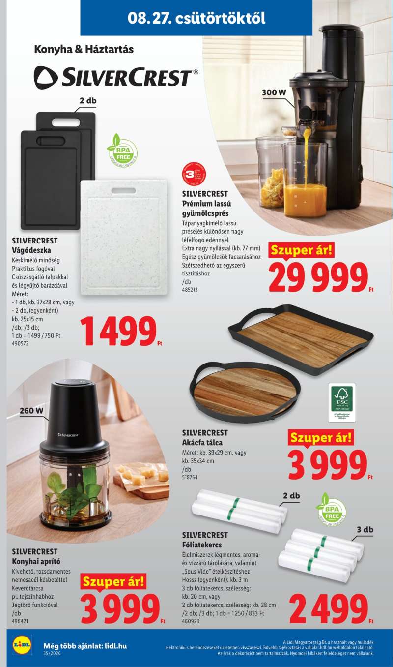 Lidl Akciós Újság NonFood 6 oldal