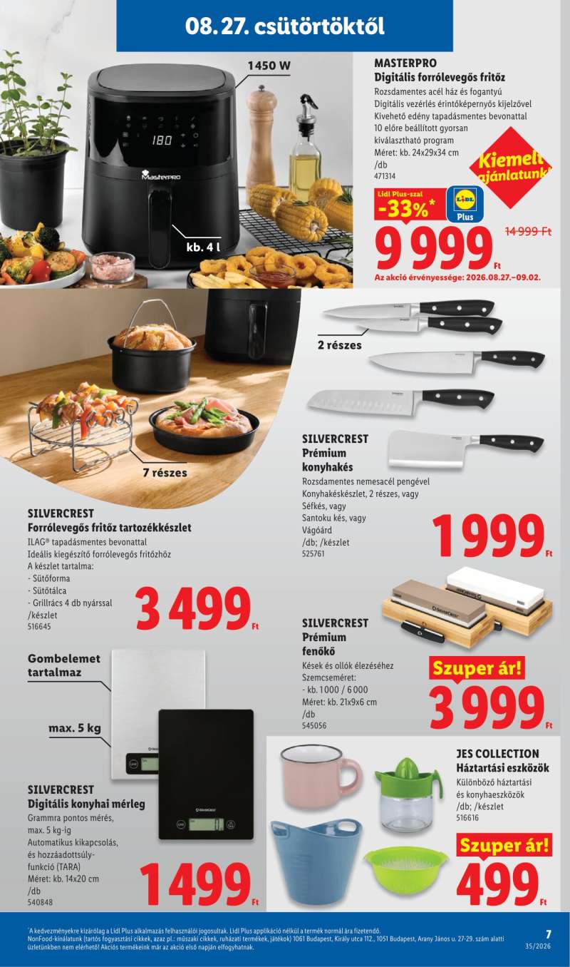 Lidl Akciós Újság NonFood 7 oldal