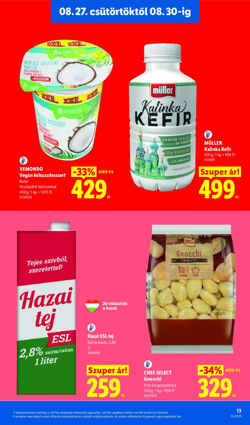 Lidl Érvényes 08.27-től 13 oldal