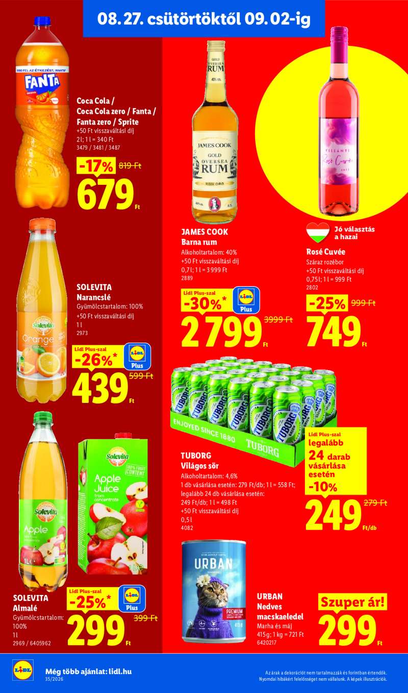 Lidl Érvényes 08.27-től 16 oldal