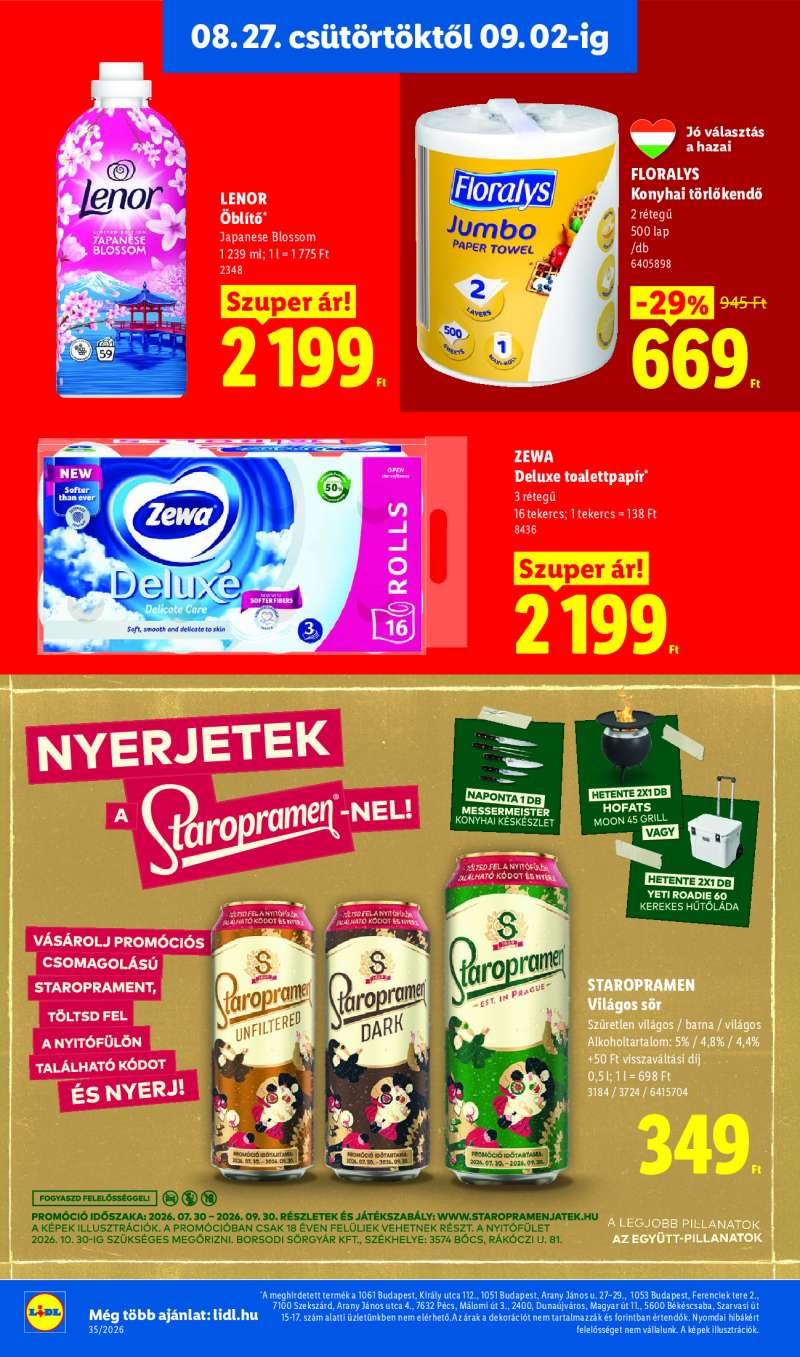 Lidl Érvényes 08.27-től 18 oldal