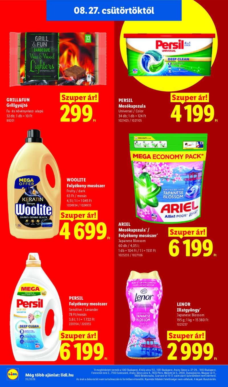 Lidl Érvényes 08.27-től 22 oldal
