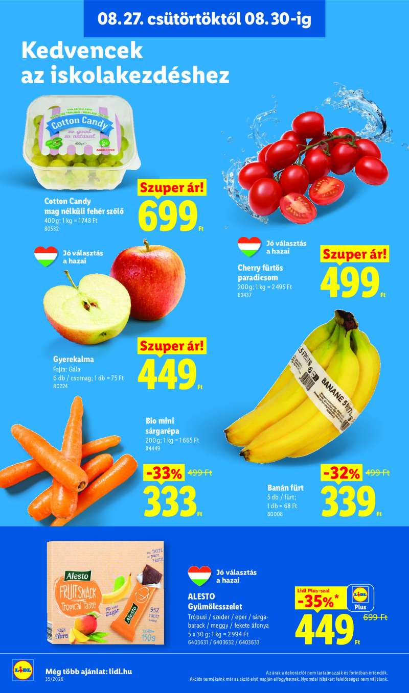 Lidl Érvényes 08.27-től 30 oldal