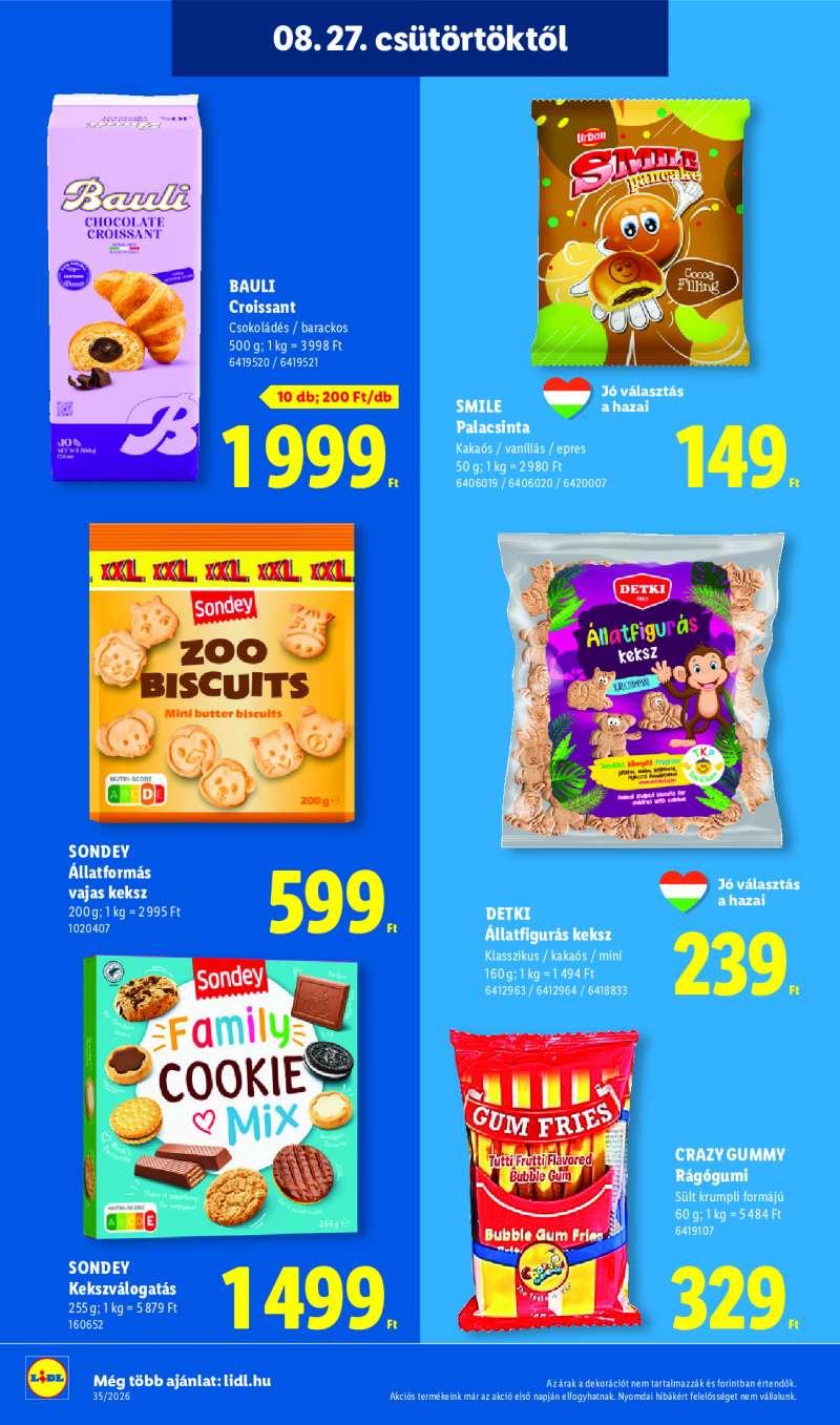Lidl Érvényes 08.27-től 34 oldal