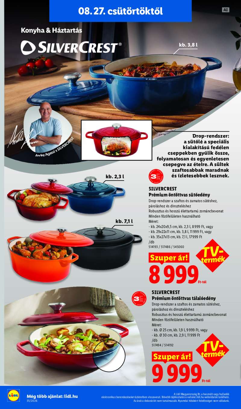Lidl Érvényes 08.27-től 38 oldal