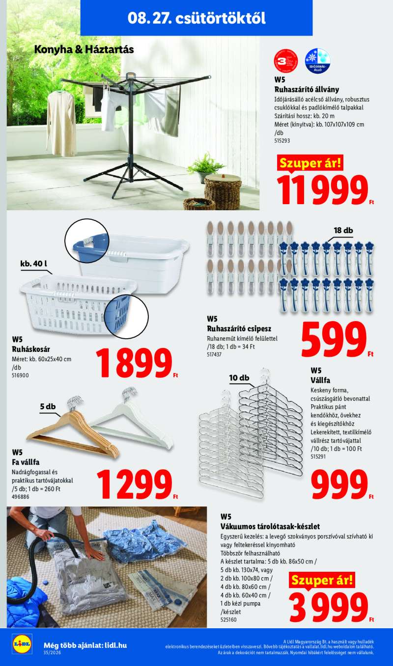 Lidl Érvényes 08.27-től 44 oldal