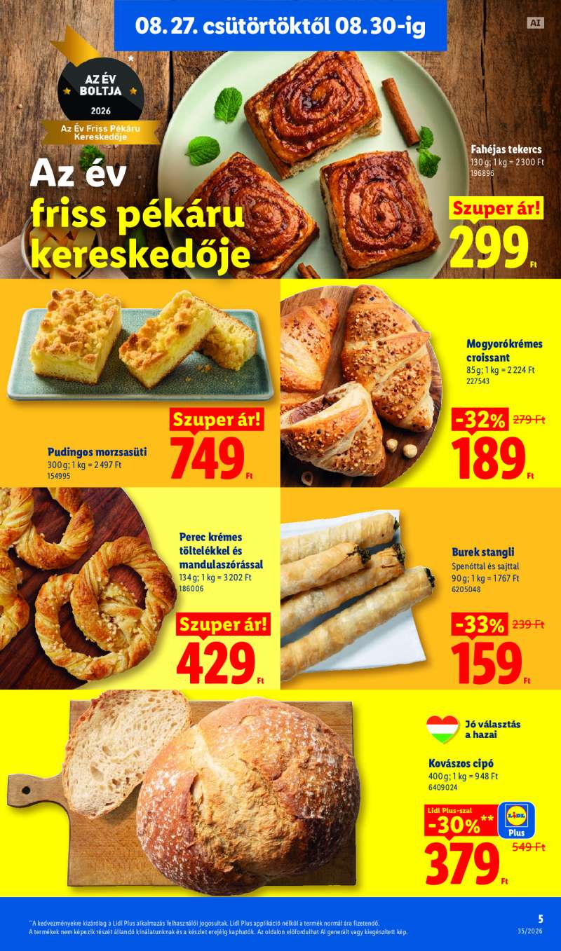 Lidl Érvényes 08.27-től 5 oldal