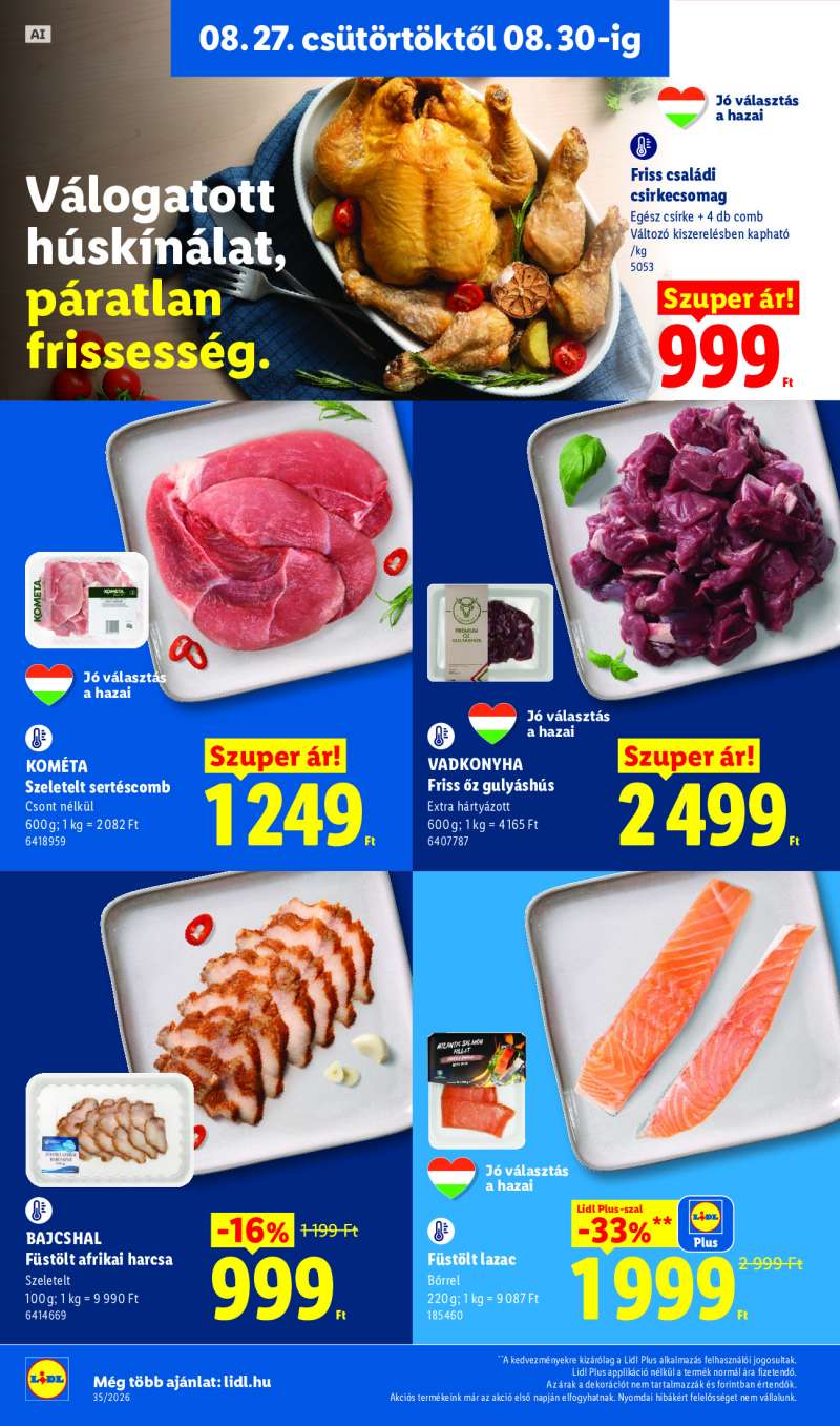 Lidl Érvényes 08.27-től 6 oldal