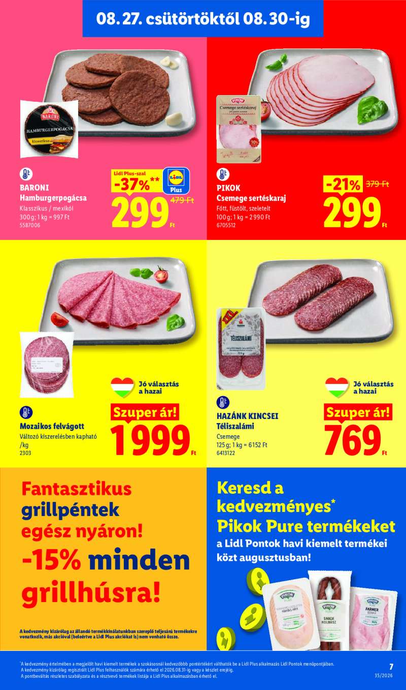 Lidl Érvényes 08.27-től 7 oldal