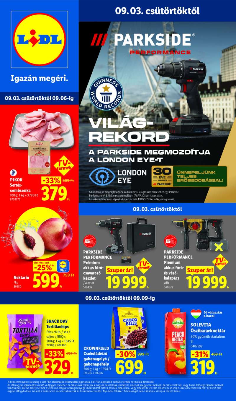 Lidl Érvényes 09.03-tól 1 oldal