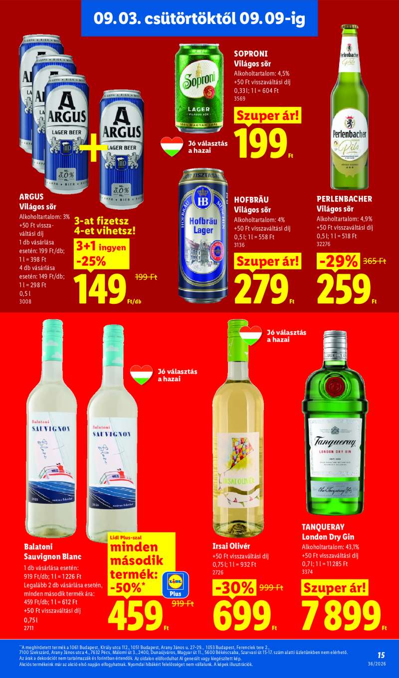 Lidl Érvényes 09.03-tól 15 oldal