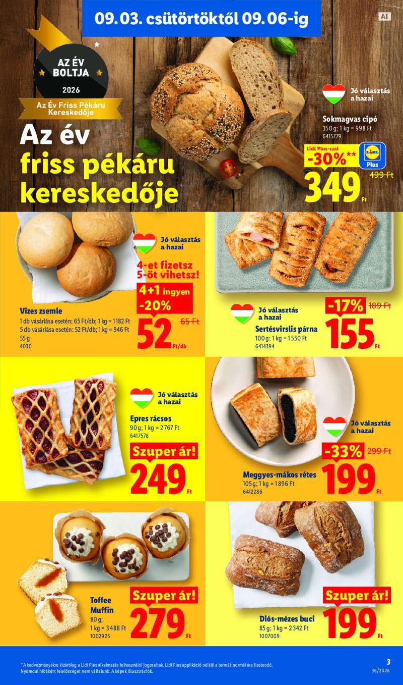 Lidl Érvényes 09.03-tól 3 oldal
