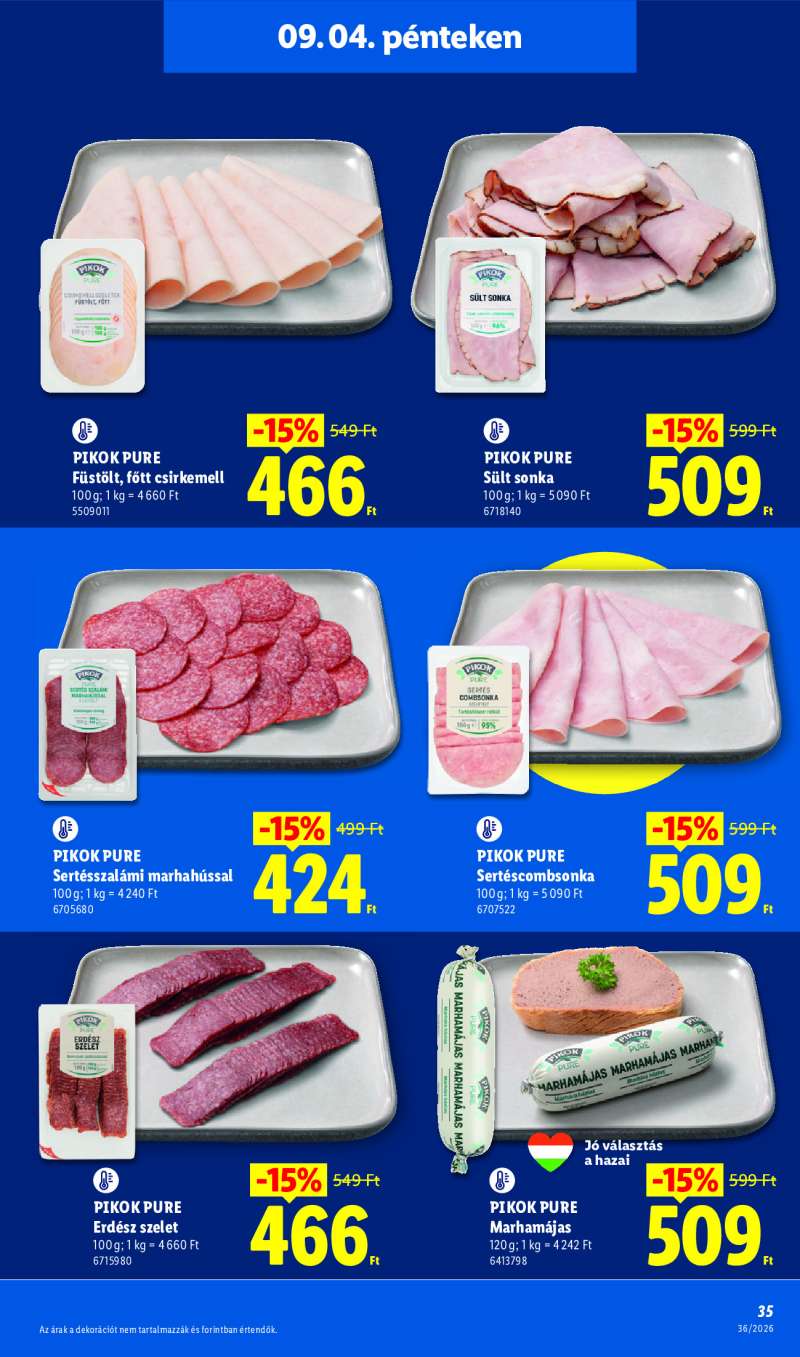 Lidl Érvényes 09.03-tól 35 oldal