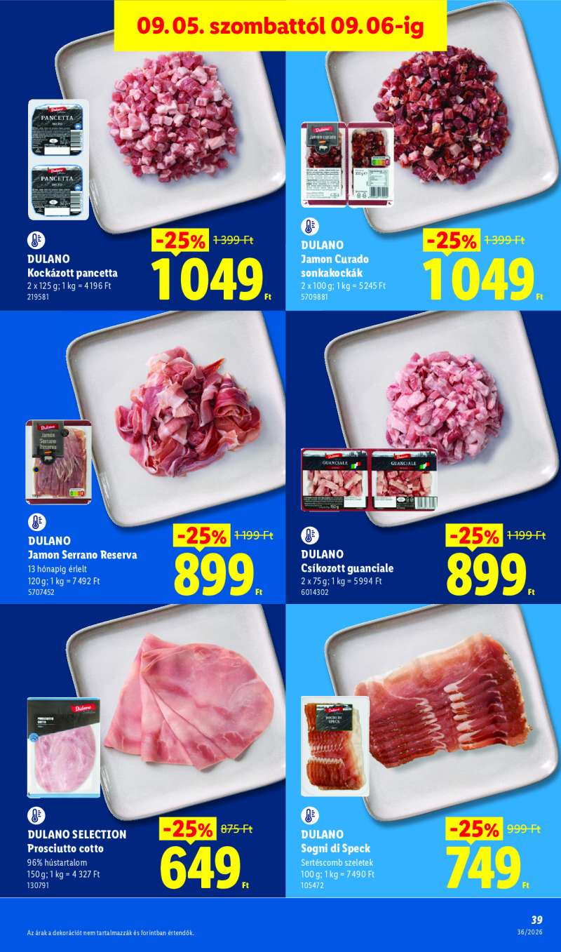 Lidl Érvényes 09.03-tól 39 oldal