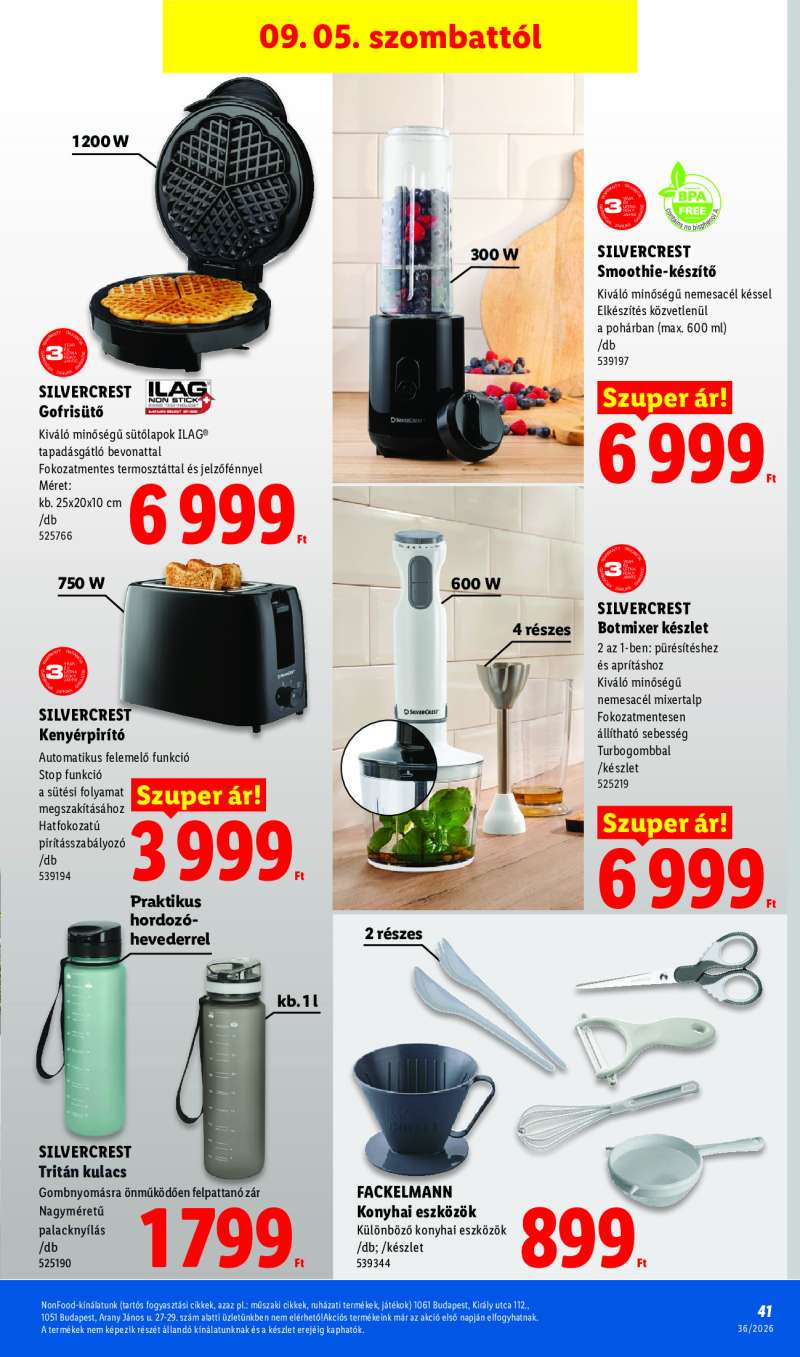 Lidl Érvényes 09.03-tól 41 oldal