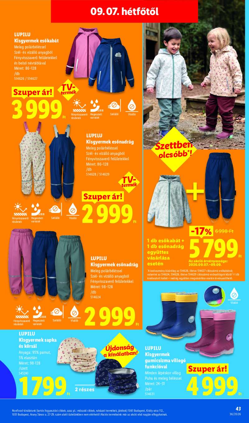 Lidl Érvényes 09.03-tól 43 oldal
