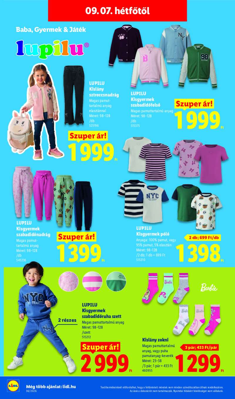 Lidl Érvényes 09.03-tól 44 oldal