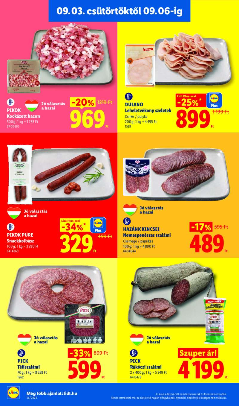 Lidl Érvényes 09.03-tól 6 oldal