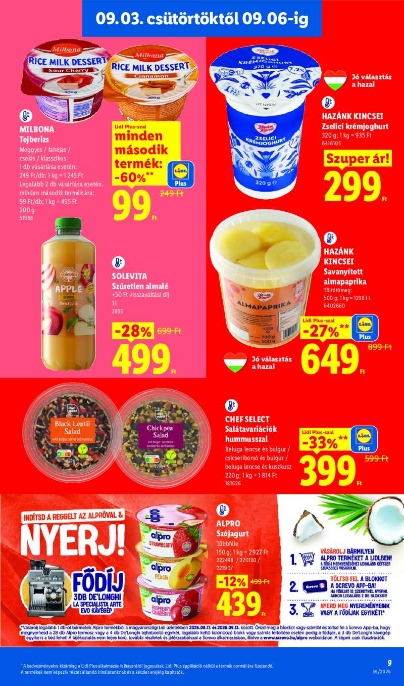 Lidl Érvényes 09.03-tól 9 oldal