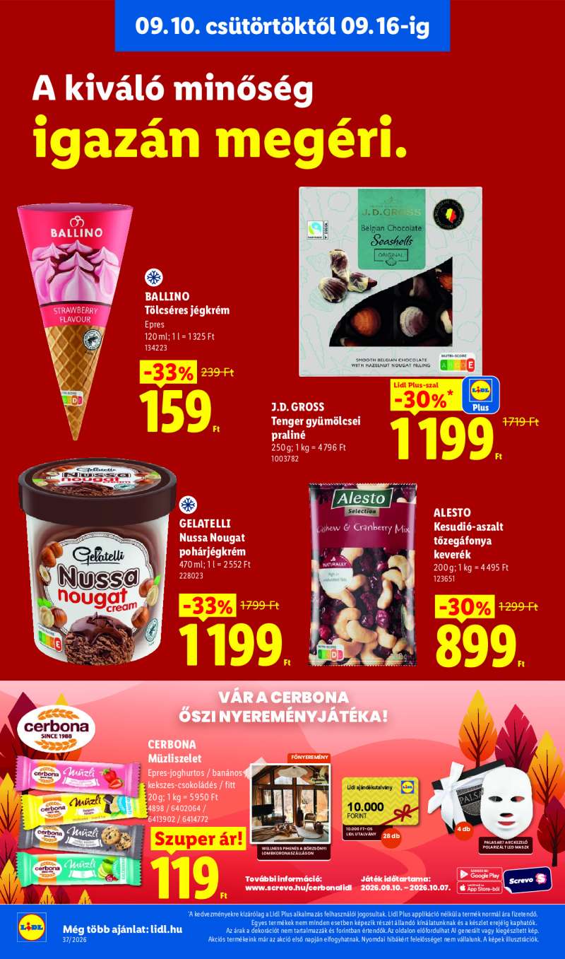 Lidl Érvényes 09.10-től 12 oldal