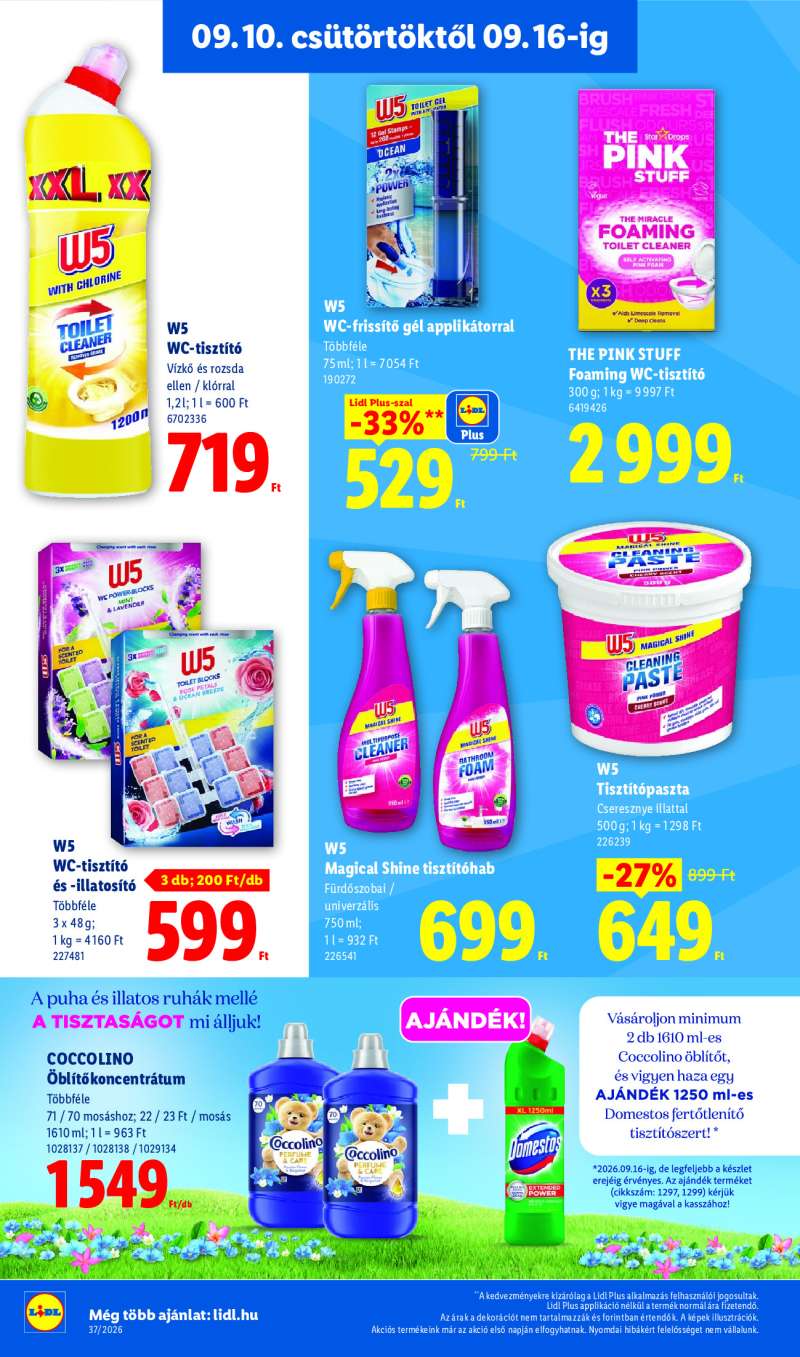 Lidl Érvényes 09.10-től 24 oldal