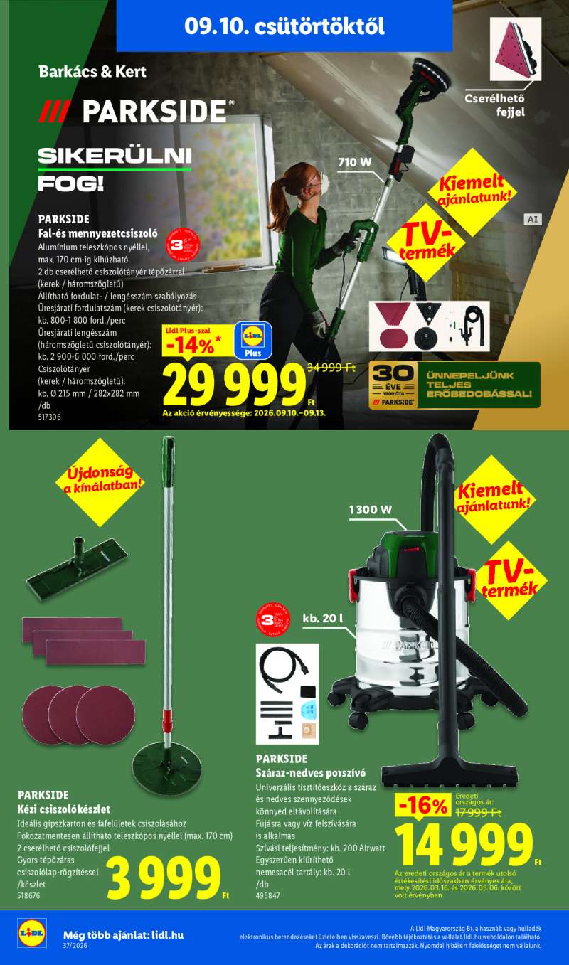 Lidl Érvényes 09.10-től 32 oldal
