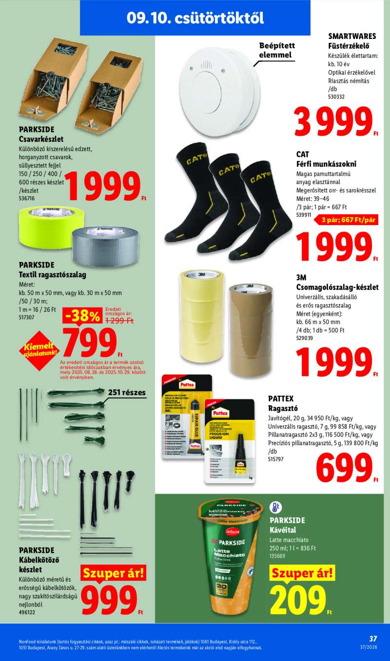 Lidl Érvényes 09.10-től 37 oldal