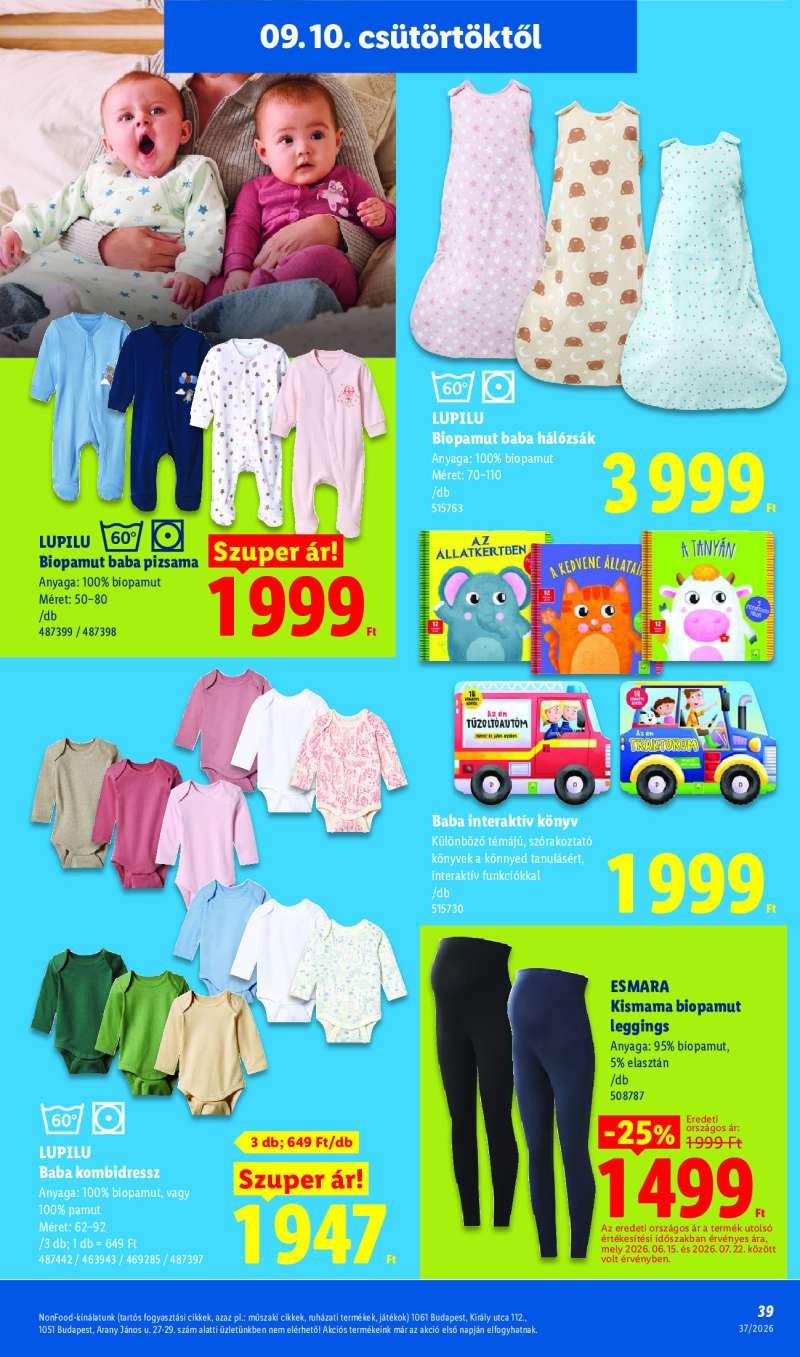 Lidl Érvényes 09.10-től 39 oldal