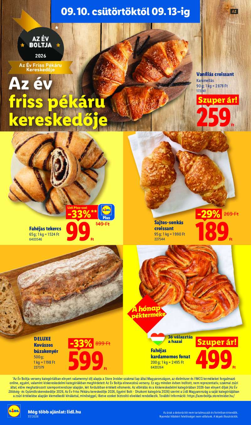 Lidl Érvényes 09.10-től 4 oldal