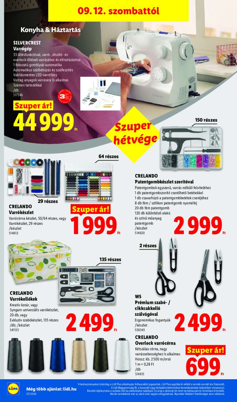 Lidl Érvényes 09.10-től 46 oldal
